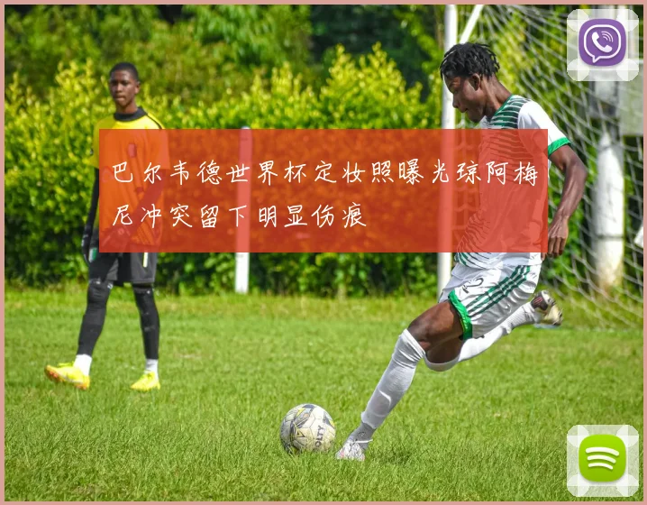 巴尔韦德世界杯定妆照曝光琼阿梅尼冲突留下明显伤痕